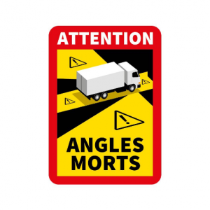 ЗАДЪЛЖИТЕЛНИ СТИКЕРИ ЗА ФРАНЦИЯ ”Angles Morts” -5бр.